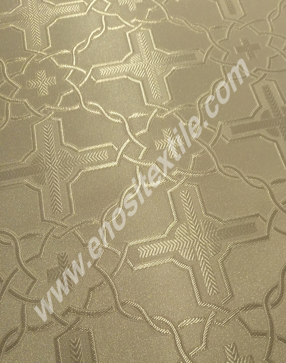 KL-007 White-Silver Brocade Fabrics